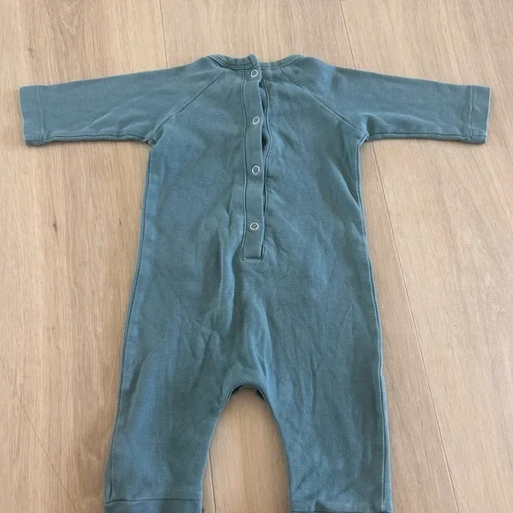 Kate Quinn Blue Footies One Piece Soft Knit - Picture 5 of 5